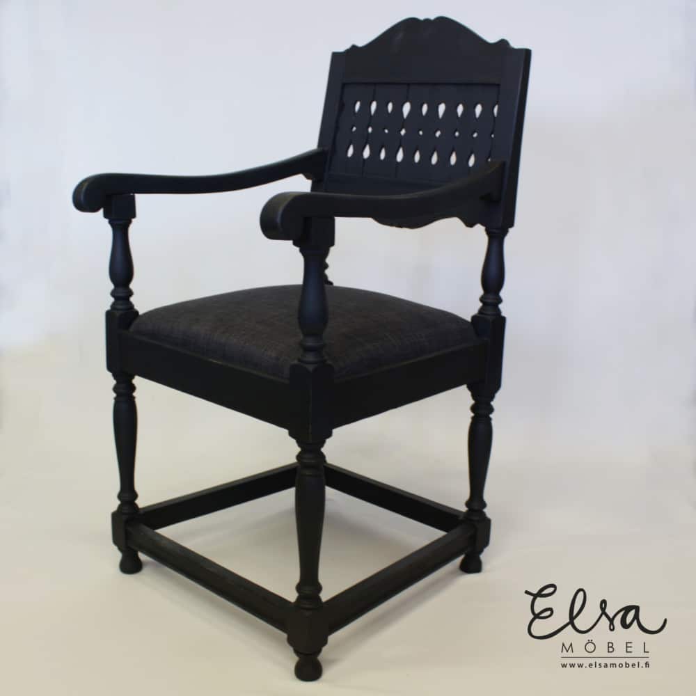 Musta käsinojatuoli featured image