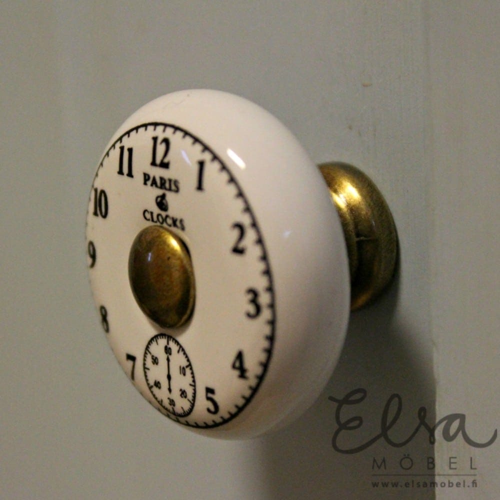 Porslinsknopp, klocka featured image